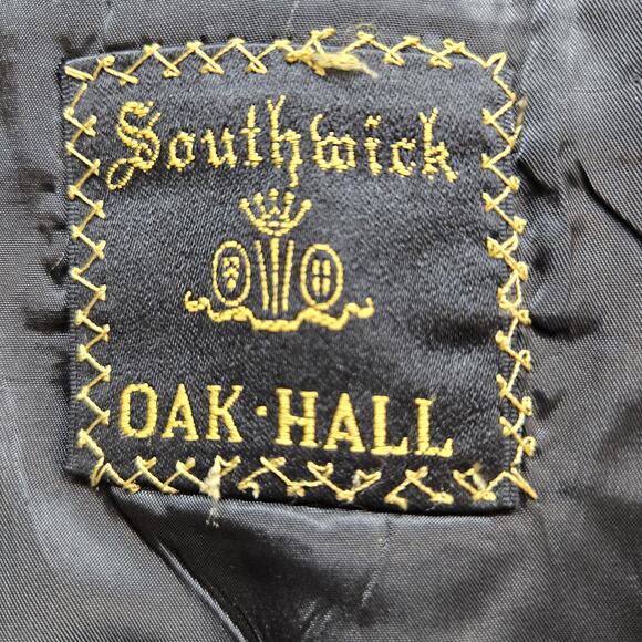 Oak Hall Men's Blazer 41R 41 Regular Sport Coat Large L Suit Jacket 2 Buttons - Picture 6 of 8